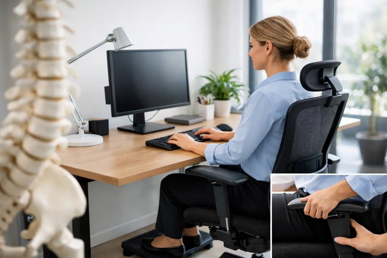 Sprievodca kancelárskou ergonómiou pre administratívu
