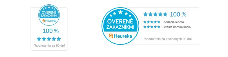 Heureka Overené zákazníkmi - hodnotenia za posledných 90 dní