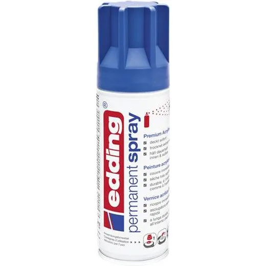 Akrylový sprej, 200ml, EDDING "5200", matná modrá