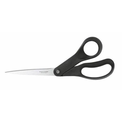 Nožnice, univerzálne, 21 cm, FISKARS "Essential", čierne