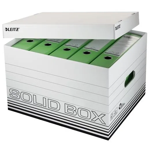 Archívny kontajner, L veľkosť, LEITZ "Solid", biela