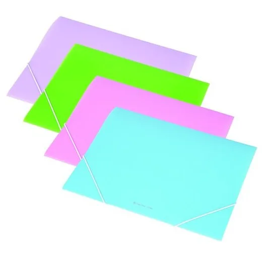 Doska s gumičkou, 15 mm, PP, A4, PANTA PLAST, pastelovo fialová