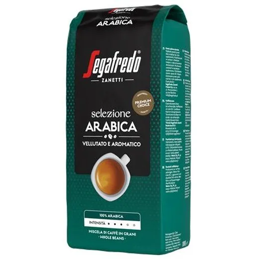 Káva, pražená, zrnková, 1000 g, SEGAFREDO "Selezione Arabica"