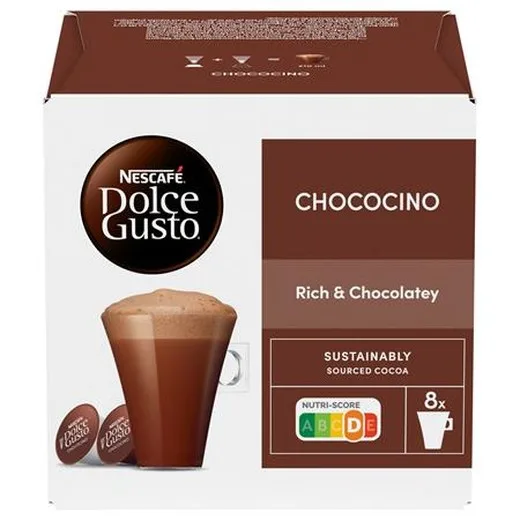 Kávové kapsule, 16 ks,  NESCAFÉ DOLCE GUSTO "Chococino"