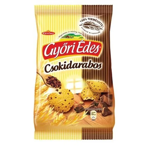 Sušienky "Győri édes", s kúskami čokolády
