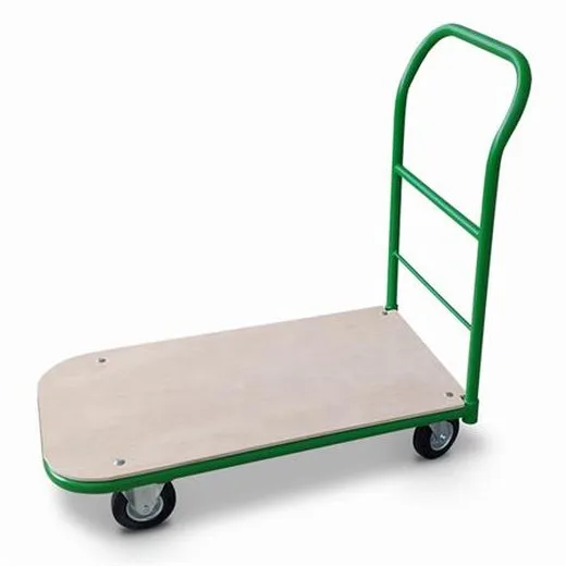 Prepravný vozík, ručný, nosnosť: 200 kg, zelený/hnedý