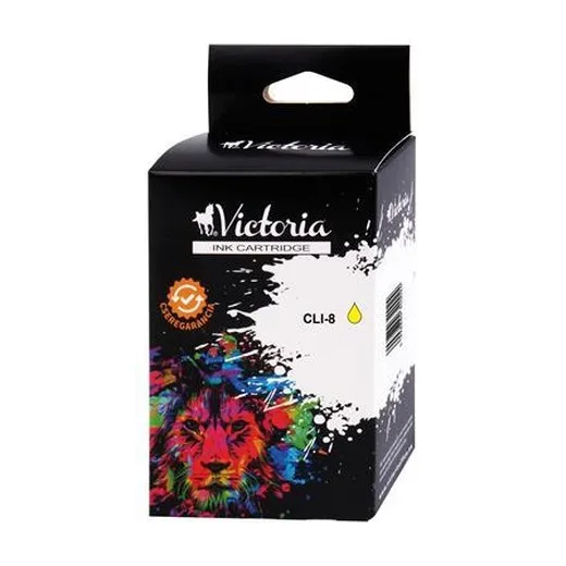 8Y Náplň k tlačiarňam Pixma iP4200, 4300, 4500, VICTORIA TECHNOLOGY žltá, 15ml