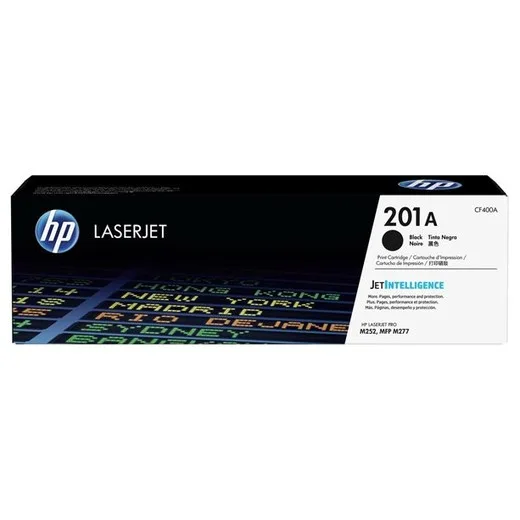 CF400A Laserový toner k tlačiarnam Color LaserJet Pro M252,M277, HP 201A čierna 1,5k
