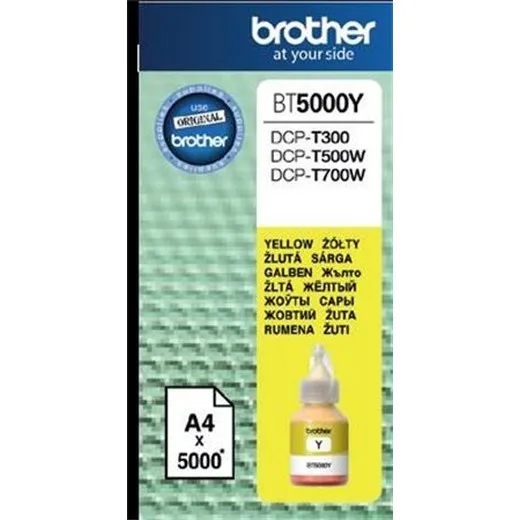 BT5000Y Náplň DCP T-300, 500W, 700W, BROTHER žltá, 5K