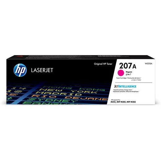 W2213A Laserový toner pre Color LaserJet Pro M182N, M183FW tlačiarne, HP 207A, magenta, 1,25k