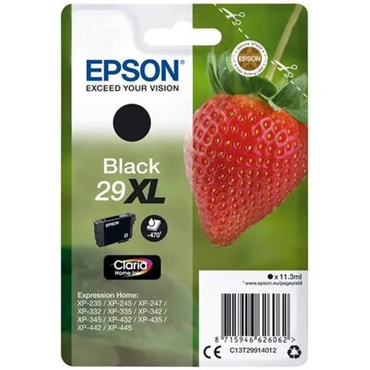 T29914012 Atramentová náplň k tlačiarni XP245, EPSON, čierna, 11,3 ml