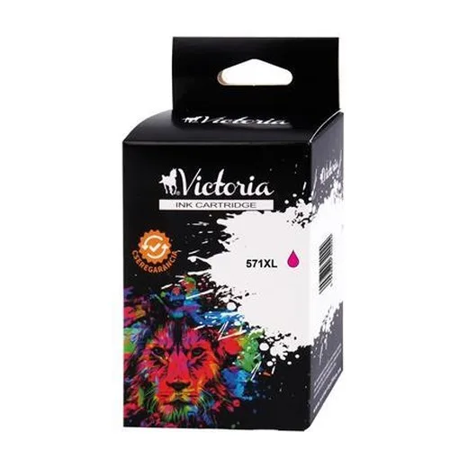 CLI-571MXL Toner k tlačiarňam Pixma MG5750, 6850,7750, VICTORIA TECHNOLOGY červená, 11 ml