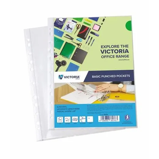 Euroobal, A4, 50 mikr., číry, VICTORIA OFFICE