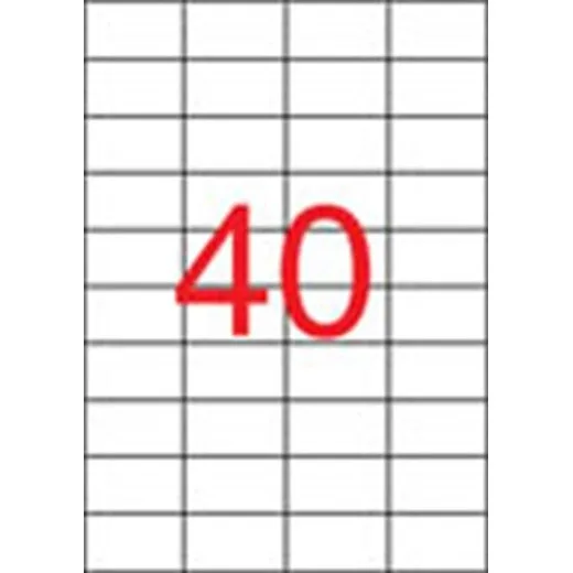 Etikety, univerzálne, 52,5x29,7 mm, APLI, 20000 etikiet/bal