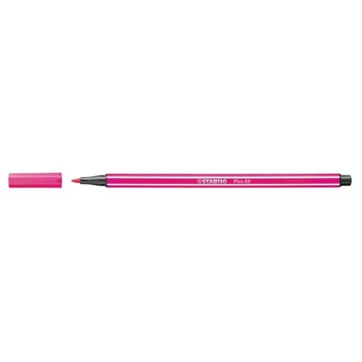 Popisovač, 1 mm, STABILO "Pen 68", ružový
