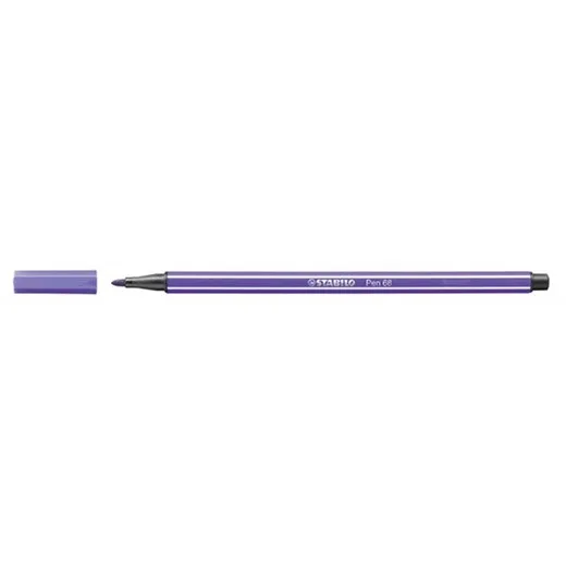 Popisovač, 1 mm, STABILO "Pen 68", fialový