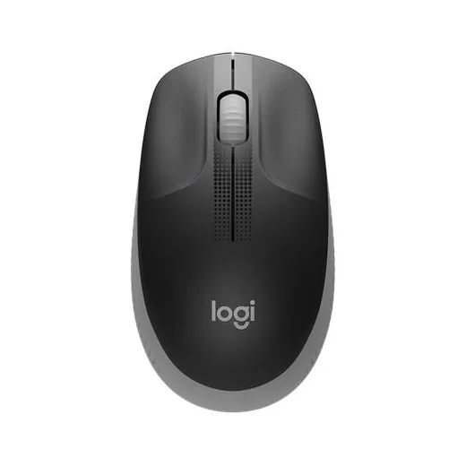 Myš, bezdrôtová, optická, USB, LOGITECH, "M190", sivá