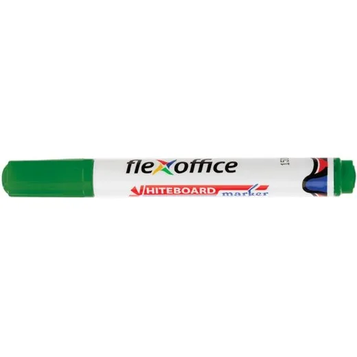 Popisovač na tabule, 2,5 mm, kužeľový hrot, FLEXOFFICE "WB03", zelená