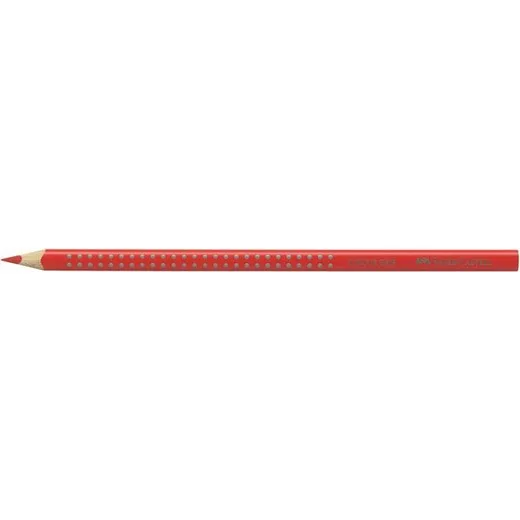 Farebné ceruzky, trojhranný tvar, FABER-CASTELL "Grip 2001", červená