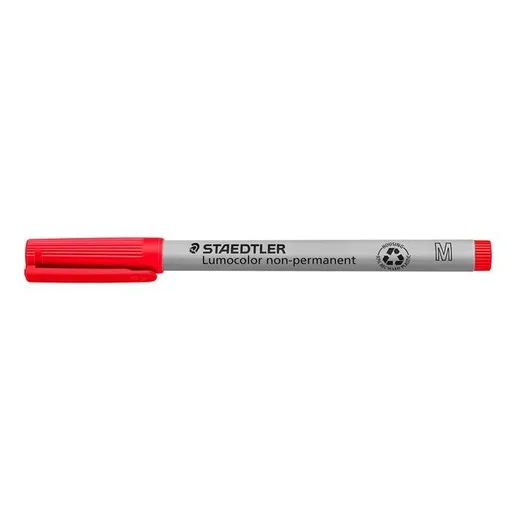 Nepermanentný popisovač, OHP, 1 mm, STAEDTLER "Lumocolor® 315 M", červená