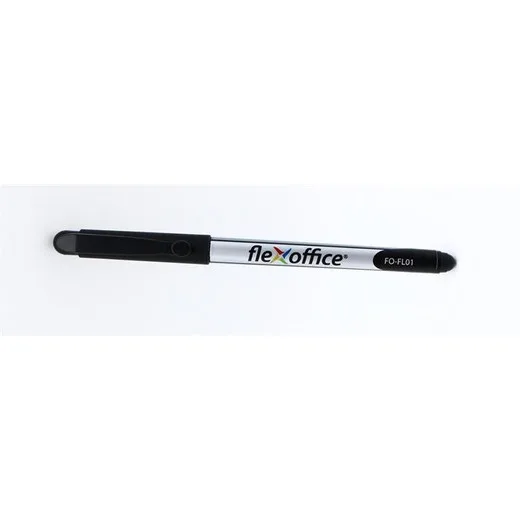 Liner, 0,3 mm, FLEXOFFICE "FL01", čierny
