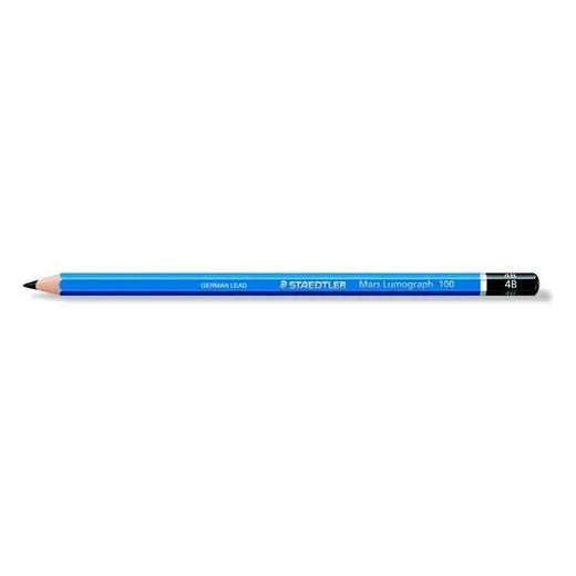Grafitová ceruzka, 4B, šesťhranná, STAEDTLER "Mars Lumograph 100"