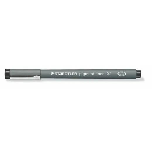 Liner, 0,1 mm, STAEDTLER "Pigment Liner", čierny
