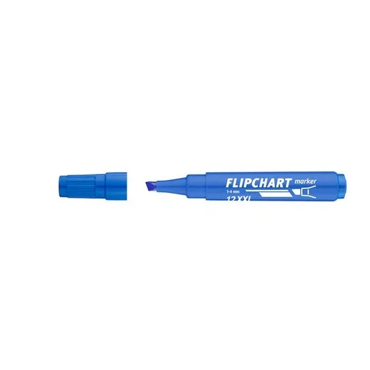 Popisovač na flipchartové tabule,  1-4 mm, zrezaný hrot, ICO "Artip 12 XXL", modrý
