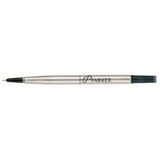 Náplň do rollera, 0,5 mm, F, veľkokapacitná, PARKER, "Royal", čierna