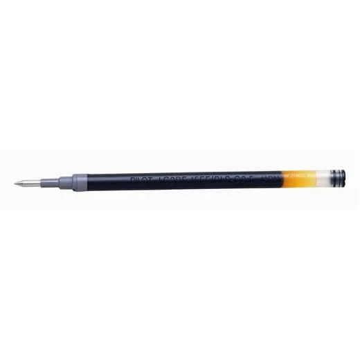 Náplň do gelového pera, 0,25 mm, k perám so stláčacím mechanizmom, PILOT, čierna
