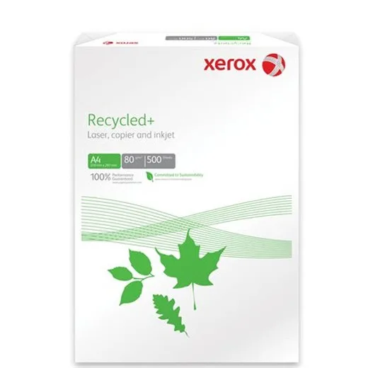 Kancelársky papier, recyklovaný, A4, 80 g, XEROX "Recycled Plus"