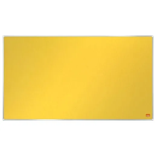 Textilná tabuľa, širokouhlá, 40"/89x50cm, hliníkový rám, NOBO "Impression Pro", žltá