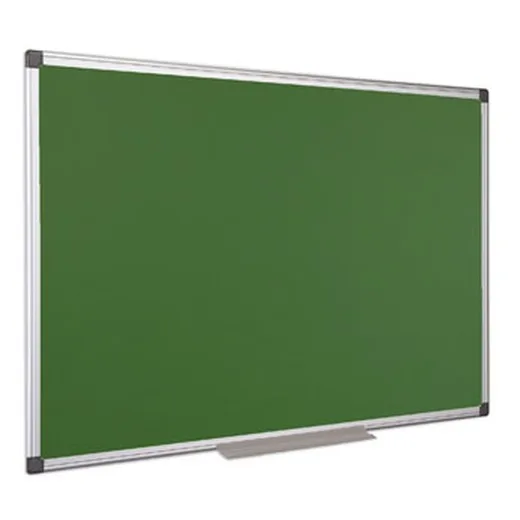 Zelená tabuľa popisovateľná kriedou, nemagnetická, 90 x 180 cm, hliníkový rám