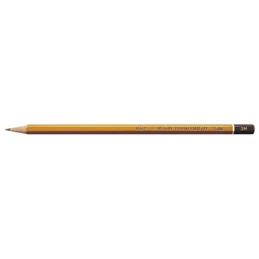 Grafitová ceruzka, 3H, šesťhranná, KOH-I-NOOR "1500"