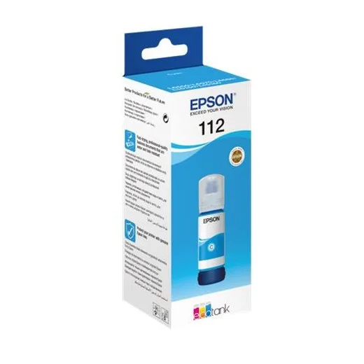 T06C24A atrament k EcoTank L6550, 6570, 6580 tlačiarňam, EPSON, cyan, 70 ml