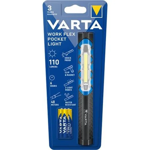 Svietidlo, LED, 3xAAA, VARTA "Work flex"