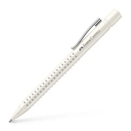 Guľôčkové pero, 0,7 mm, stláčací mechanizmus, telo pera: biela, FABER-CASTELLG "Grip 2010 Harmony", modrá