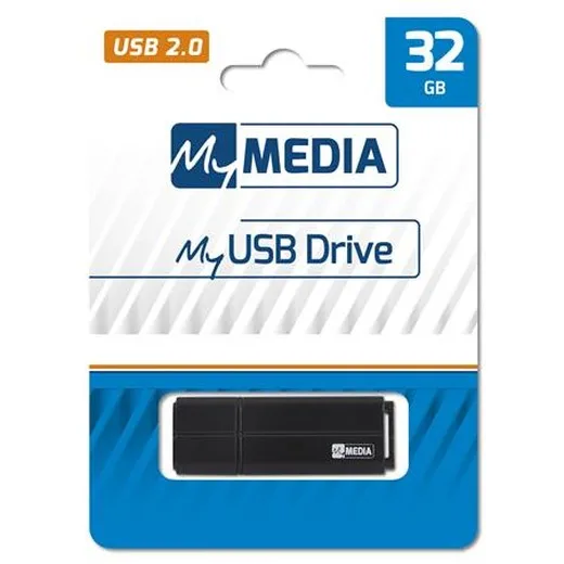USB kľúč, 32GB, USB 2.0, MYMEDIA (by VERBATIM)