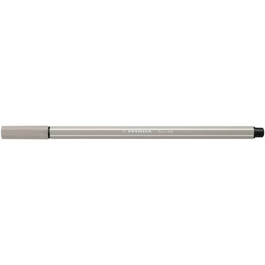 Popisovač, 1 mm, STABILO "Pen 68", teplý sivý