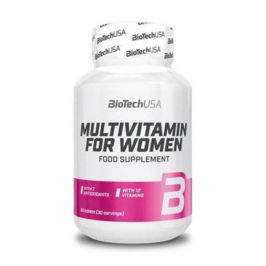 Multivitamín, 60 tabliet, pre ženy, BIOTECH USA