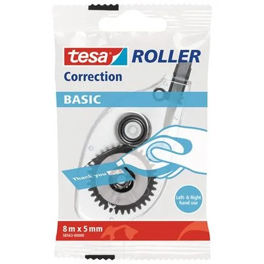 Korekčný roller, 5 mm x 8 m, TESA "Basic"