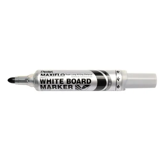 Popisovač na tabuľu, 2,5 mm, kužeľový hrot, PENTEL "Maxiflo MWL5M", čierna