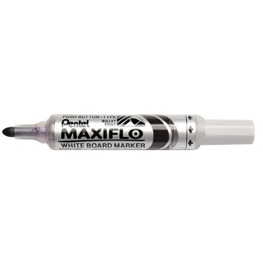Popisovač na tabule, 2,5 mm, kužeľový hrot, PENTEL "Maxiflo MWL5M", fialová