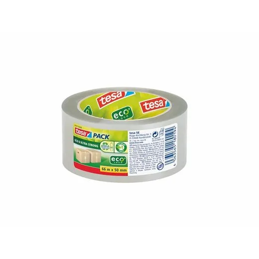 Baliaca páska, 50 mm x 66 m, TESA "Eco & Ultra Strong", priehľadná
