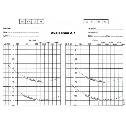 Audiogram A5 karta
