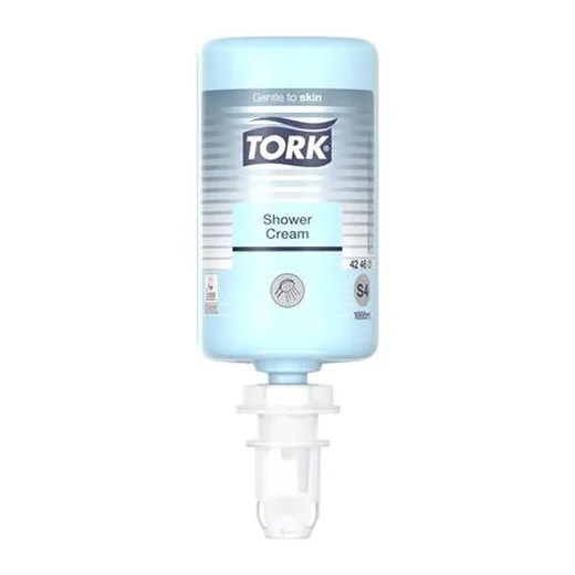 Sprchový gél, 1 l, S4 systém, TORK, svetlomodrý