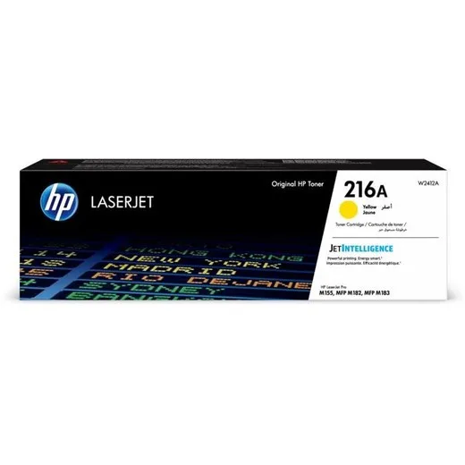 W2412A Laserový toner do HP Color LaserJet Pro M182, M183 tlačiarní, HP 216A, žltá, 0,85k