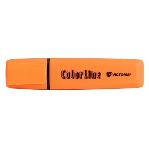 Zvýrazňovač, 1-5 mm, VICTORIA OFFICE, "ColorLine", oranžová