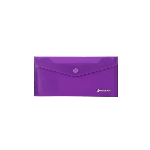 Obal na patent, 250x140 mm, PP, PANTA PLAST, neónovo fialová