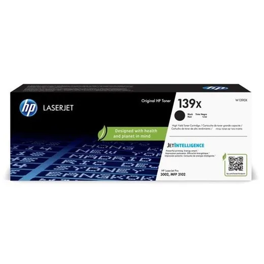 W1390X Laserový toner pre HP Laser Jet Pro MFP 3102 tlačiarne, HP 139X, čierna, 4000 strán